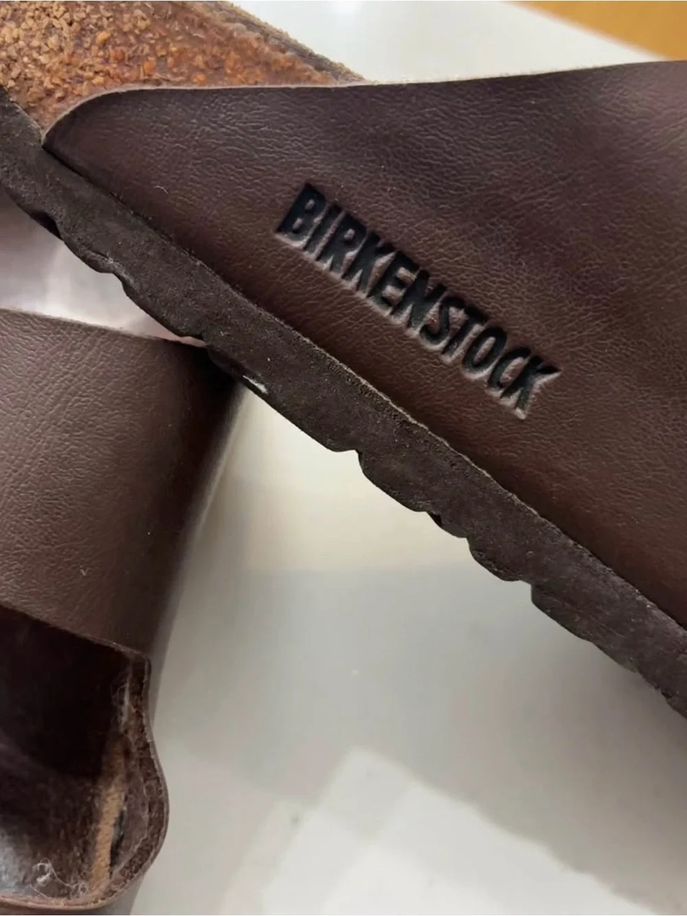 Birkenstock Men's Dark Brown Double Buckle Sandals